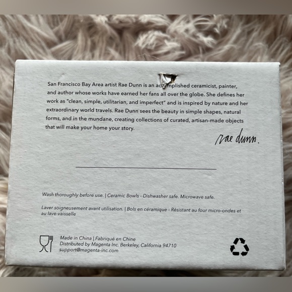 💚NWT Rae Dunn “Savor” & “Enjoy” Bowls - Picture 3 of 4